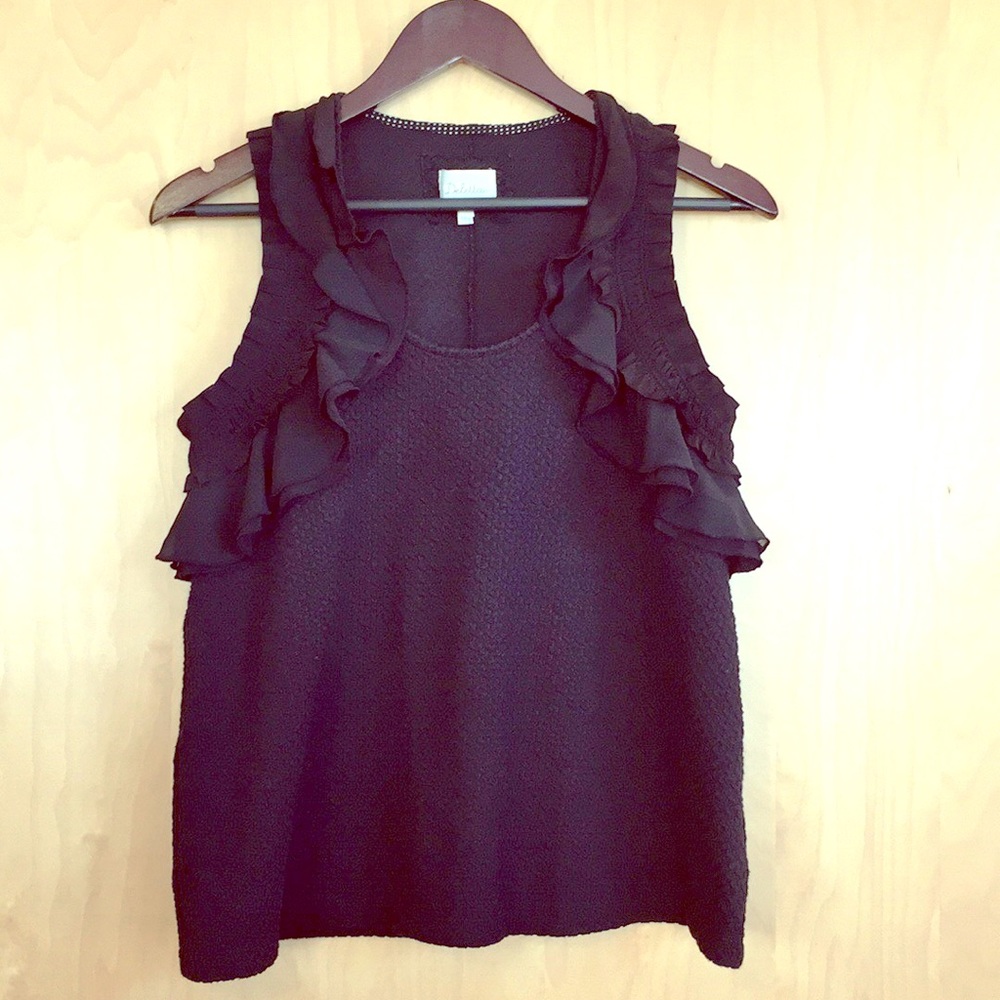 EUC Anthropologie Deletta Sleeveless Top Sz S